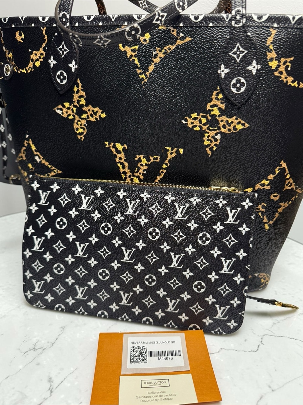 SOLD Louis Vuitton limited edition jungle monogram neverfull mm